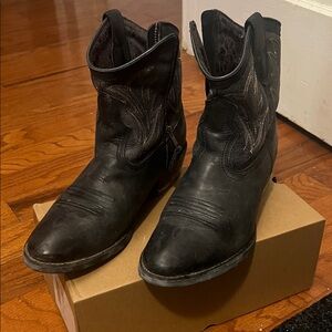 Ariat Black Heeled Boots for Women